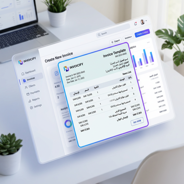 Invoice Generator Mockup